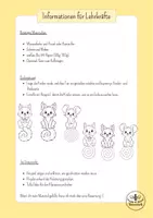 Vorschau - Mal- und Bastelvorlagen - Kunst Grundschule Herbst - Herbsttiere basteln - hängende Deko - Kunst Klasse 2, Kunst Klasse 3 - Seite 1
