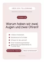 Vorschau - Stundenentwürfe - Warum haben wir zwei Augen und zwei Ohren? Einzelne Sachunterrichtsstunden mit Lösungen - Deckblatt