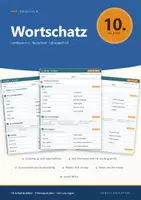 Vorschau - Arbeitsblätter - Wortschatz Englisch 10 Realschule - Deckblatt