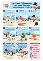 Vorschau - Mal- und Bastelvorlagen - Knetvorlagen und Mitmachgeschichten Winter 15 Vorlagen - Seite 1