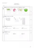 Vorschau - Klassenarbeiten - Klassenarbeit Mathematik Klasse 6 – Teilbarkeit und Brüche - Seite 2