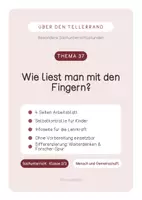 Vorschau - Stundenentwürfe - Wie liest man mit den Fingern? Braille - Einzelne Sachunterrichtsstunden mit Lösungen - Deckblatt