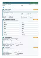 Vorschau - Arbeitsblätter - Simple Past & Present Progressive – Englisch Grammatik 5 Gymnasium - Deckblatt