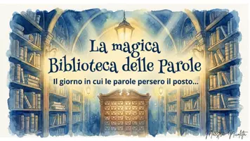 anteprima - Materiale di supporto/inclusione - LA MAGICA BIBLIOTECA DELLE PAROLE - Pagina di copertina