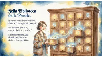 anteprima - Materiale di supporto/inclusione - LA MAGICA BIBLIOTECA DELLE PAROLE - Pagina 1