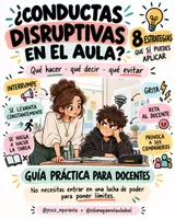 Vista previa - Hojas de trabajo - GUÍA para conductas disruptivas ESTRATEGIAS - Portada