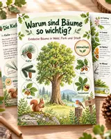 Vorschau - Arbeitsblätter - Warum sind Bäume so wichtig? 🌳 - Deckblatt