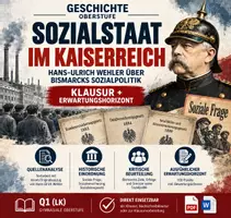 Vorschau - Klassenarbeiten - Bismarcks Sozialpolitik – Hans-Ulrich Wehler | Klausur + EWH - Deckblatt