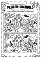 Vorschau - Arbeitsblätter - Halloween-Lernheft 🎃👻 Rätseln, Zählen & Gestalten zu Halloween | Klasse 1–2 - Seite 3