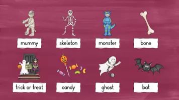 Vorschau - Arbeitsblätter - Skeleton meets the Mummy – Part 1 | Halloween Englisch | Präsentation & Activity Booklet - Seite 3