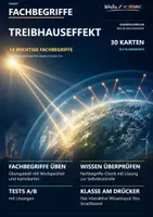 Vorschau - Arbeitsblätter - 🌍 14 FACHBEGRIFFE | Treibhauseffekt | Karteikarten + Wortspeicher + Swap It Klassensatz + Übungsblatt + Test A/B + Lösungen + Smartboard-Quiz 🎮 - Deckblatt