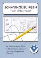 Vorschau - Arbeitsblätter - Schwungübungen zum Nachspuren - Feinmotorik und Schreibvorbereitung - Deckblatt