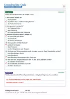 Vorschau - Arbeitsblätter - Grundrechte-Quiz | 12 Fragen zum Grundgesetz | Klasse 8–9 | mit Lösung - Seite 3
