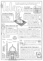 Vorschau - Arbeitsblätter - Islam / Weltreligion - Steckbrief, Merkzettel & Bild/Wortkarten - Religion Religionsunterricht Muslim Neu: Poster Ethik - Seite 3