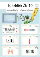 Vorschau - Präsentationen/Tafelbilder - Blitzblick Zahlenraum 10 - Deckblatt