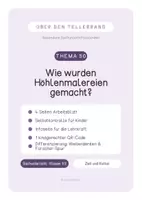 Vorschau - Stundenentwürfe - Wie wurden Höhlenmalereien gemacht? Einzelne Sachunterrichtsstunden mit Lösungen - Deckblatt