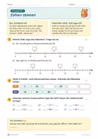 Vorschau - Unterrichtsreihen - Zahlenstrahl und Zahlenfolgen bis 100 · Klasse 2 · Übungspack - Seite 1