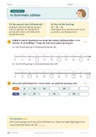 Vorschau - Unterrichtsreihen - Zahlenstrahl und Zahlenfolgen bis 100 · Klasse 2 · Übungspack - Seite 3