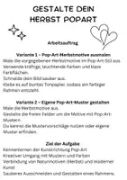 Vorschau - Arbeitsblätter - Herbst Deutsch Kunst Englisch - Seite 3