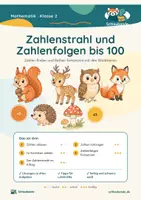 Vorschau - Unterrichtsreihen - Zahlenstrahl und Zahlenfolgen bis 100 · Klasse 2 · Bündel: Standard + luftige Fassung - Seite 1