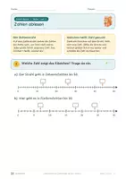 Vorschau - Unterrichtsreihen - Zahlenstrahl und Zahlenfolgen bis 100 · Klasse 2 · Bündel: Standard + luftige Fassung - Seite 2