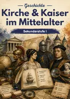 Vorschau - Arbeitsblätter - Mittelalter – Kirche, Feudalismus, Kreuzzüge, Pest & Städte | 6 Arbeitsblätter - Seite 1