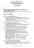 anteprima - Esercizi - FRASI SVOLTE DI ANALISI GRAMMATICALE CLASSE TERZA - PDF 1 - Pagina 1