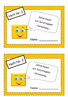 Vorschau - Arbeitsblätter - Klaro DaZ- und Förder Sätze bauen - Verneinung - Deckblatt