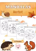 Vorschau - Mal- und Bastelvorlagen - Ausmalbilder - Herbst - Deckblatt