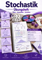Vorschau - Lehrwerke/Schulbücher - Skript Stochastik - inkl. Übungsheft mit Lösungen zum Selbstlernen - Deckblatt