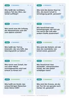 Vorschau - Arbeitsblätter - 👂 14 FACHBEGRIFFE | Ohr | Karteikarten + Wortspeicher + Swap It Klassensatz + Übungsblatt + Test A/B + Lösungen + Smartboard-Quiz 🎮 - Seite 2