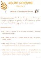 Aperçu - Outils du professeur - PERIODE 2 JOGGING D’ÉCRITURE AUTOMNE - Page 2