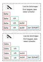 Vorschau - Arbeitsblätter - Klaro DaZ- und Förder Sätze bauen - Fragen verneinen - Seite 1