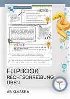 Vorschau - Arbeitsblätter - Flipbook Paket Rechtschreibung - Seite 1