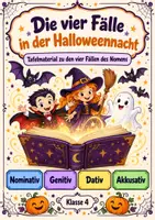 Vorschau - Poster - Die vier Fälle des Nomens - Halloween - Tafelmaterial - Deckblatt