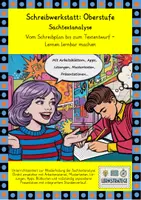 Vorschau - Stundenentwürfe - Schreibwerkstatt - Oberstufe: Sachtextanalyse - Deckblatt