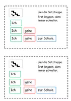 Vorschau - Arbeitsblätter - Klaro DaZ- und Förder Sätze bauen - Aussagesätze - Seite 1