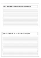 Vorschau - Arbeitsblätter - Klaro DaZ- und Förder Sätze bauen - Aussagesätze - Seite 2
