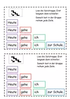 Vorschau - Arbeitsblätter - Klaro DaZ- und Förder Sätze bauen - Aussagesätze - Seite 3