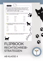 Vorschau - Arbeitsblätter - Flipbook Rechtschreibstrategien - Deckblatt