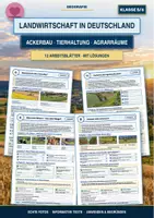 Vorschau - Unterrichtsreihen - Landwirtschaft in Deutschland – Ackerbau & Tierhaltung 5/6 - Deckblatt