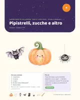 anteprima - Esercizi - Halloween scienze: pipistrelli, zucche e ragni - Pagina di copertina