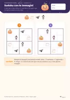 anteprima - Esercizi - Halloween giochi: sudoku, labirinto, memory - Pagina 3
