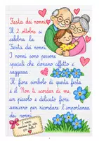 anteprima - Materiale per pittura e bricolage - FESTA DEI NONNI PERCORSO COMPLETO - Pagina di copertina