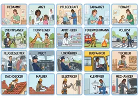 Vorschau - Bildkarten - Berufe entdecken – 80 Bildkarten - Seite 2
