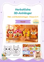Vorschau - Mal- und Bastelvorlagen - Kunst Klasse 2 - Deckblatt