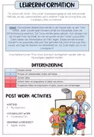 Vorschau - Stundenentwürfe - At school - STORY WALK (Lesespaziergang) 5-fach differenziert - Seite 1