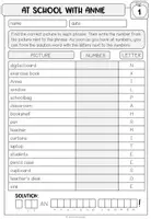 Vorschau - Stundenentwürfe - At school - STORY WALK (Lesespaziergang) 5-fach differenziert - Seite 2