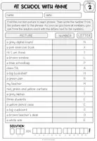 Vorschau - Stundenentwürfe - At school - STORY WALK (Lesespaziergang) 5-fach differenziert - Seite 3