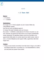 Vorschau - Spiele - 2 Team Ball - Kleine Spiele für den Sportunterricht - Seite 2